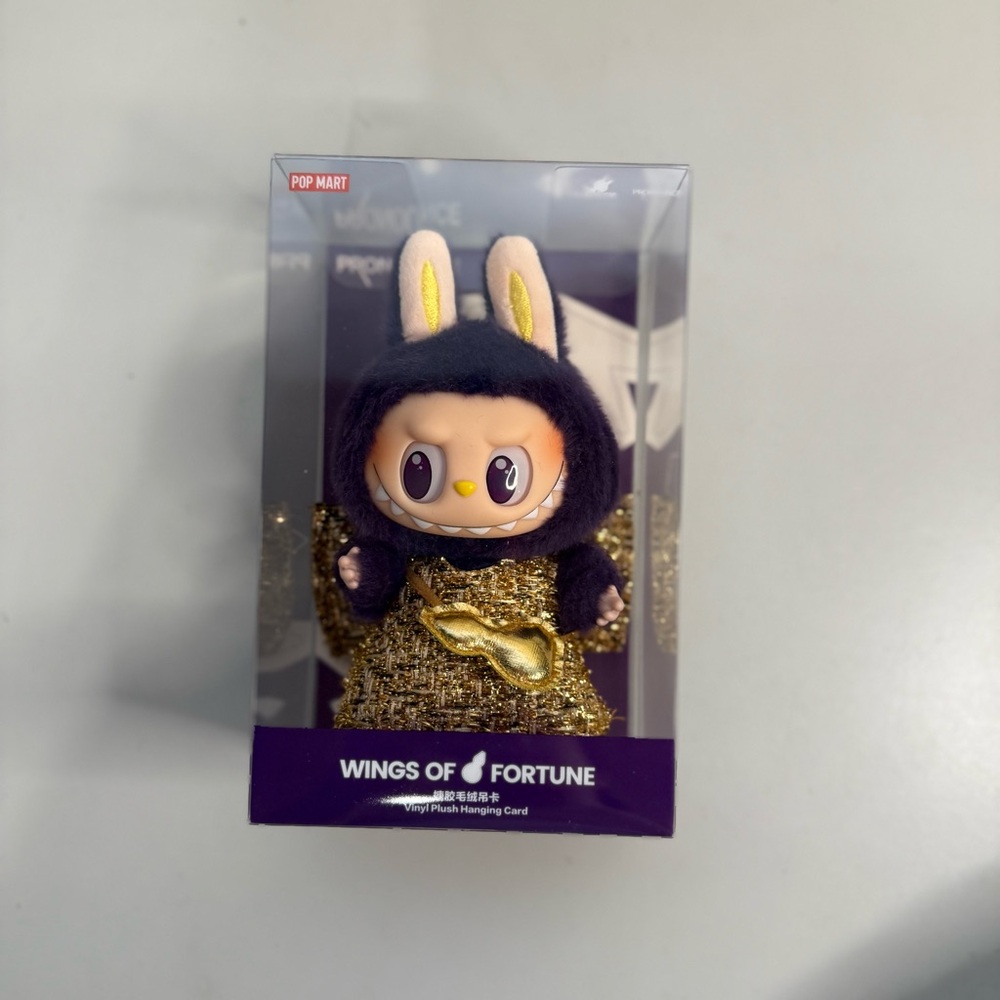 POP MART Labubu x Pronounce - Wings Of Fortune Vinyl Plush Hanging Card - Picture 4 of 7